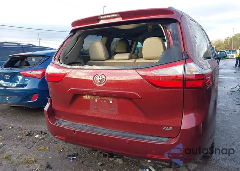 2015 Toyota Sienna Xle 8 Passenger from USA, damaged, VIN 5TDYK3DC2FS648531